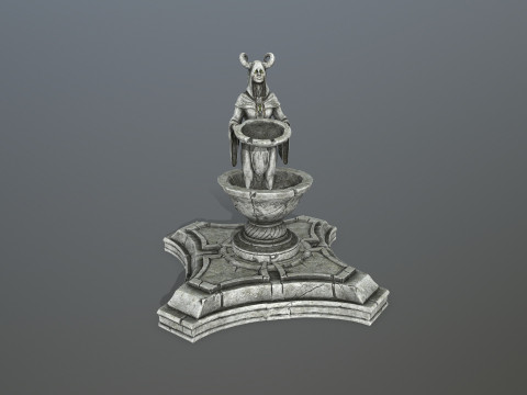 Angel fountain 3D Модель