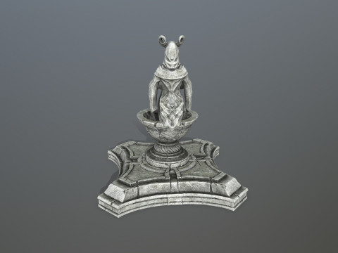 Angel fountain 3D Модель