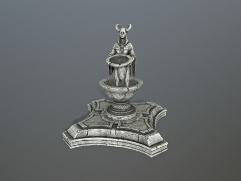 Angel fountain 3D Модель