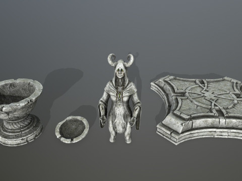 Angel fountain 3D Модель