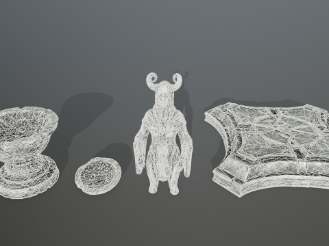 Angel fountain 3D Модель