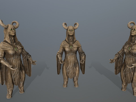 Angel fountain 3D Model