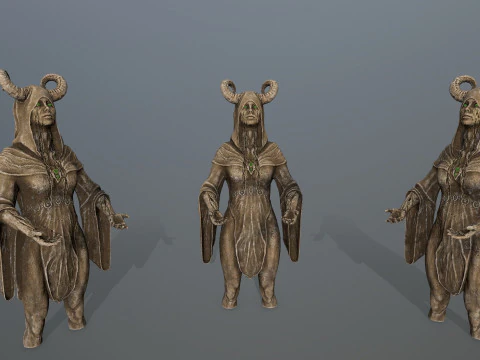 Angel fountain 3D Model