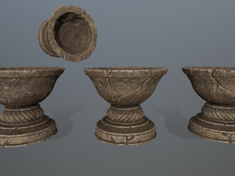 Angel fountain 3D Model