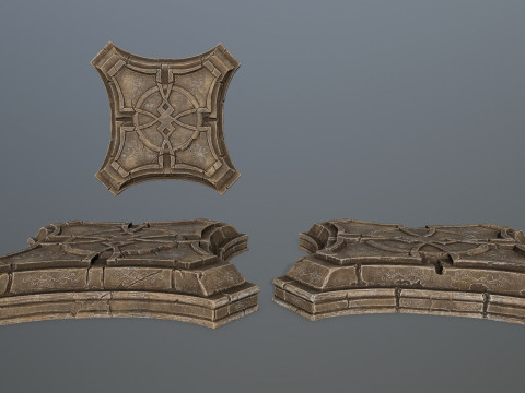 Angel fountain 3D Model