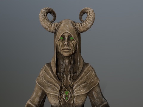 Angel fountain 3D Model