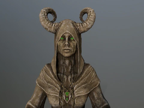 Angel fountain 3D Model