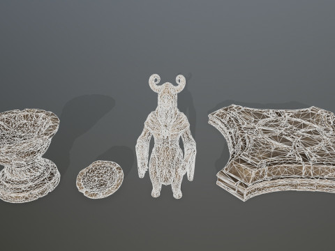 Angel fountain 3D Model