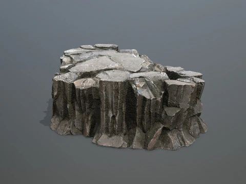 Cliff rocks 3D Model