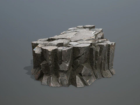 Cliff rocks 3D Model