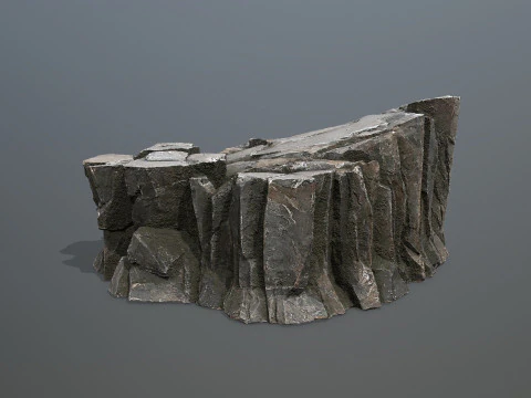 Cliff rocks 3D Model