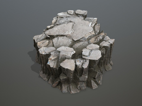 Cliff rocks 3D Модель