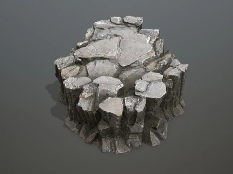 Cliff rocks 3D Model