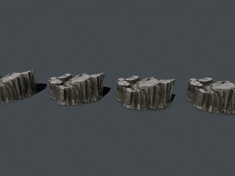 Cliff rocks 3D Модель