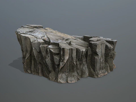 Desert cliff rocks 3D Model