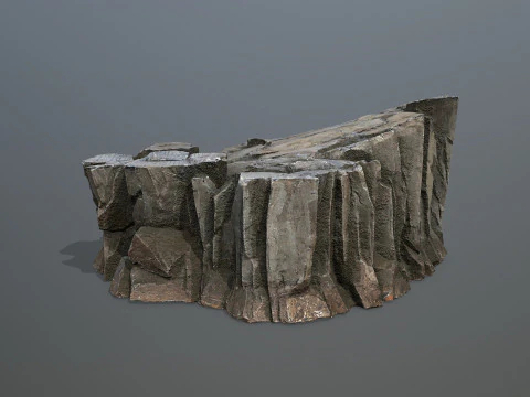 Desert cliff rocks 3D Model