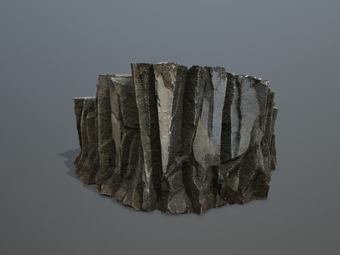 Desert cliff rocks 3D मॉडल