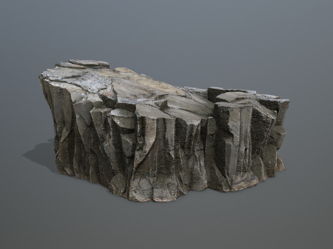 Desert cliff rocks 3D मॉडल
