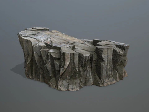 Desert cliff rocks 3D Model