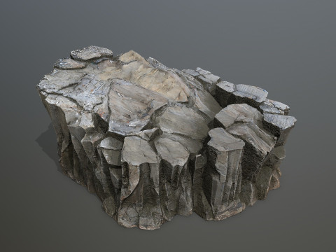 Desert cliff rocks 3D मॉडल