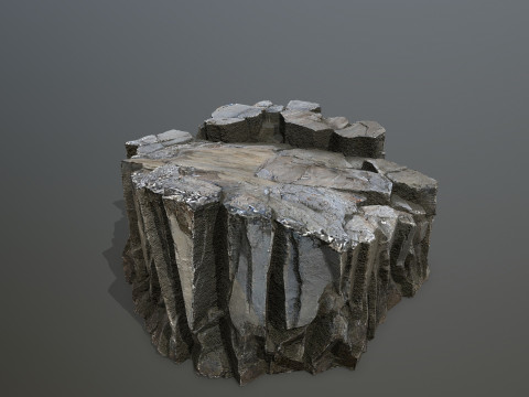 Desert cliff rocks 3D मॉडल