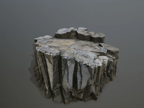 Desert cliff rocks 3D Model