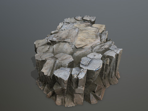 Desert cliff rocks 3D मॉडल