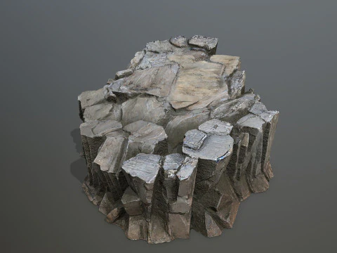 Desert cliff rocks 3D Model