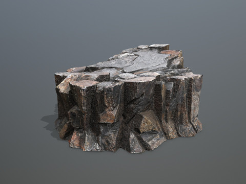 Volcanic rocks Model 3D