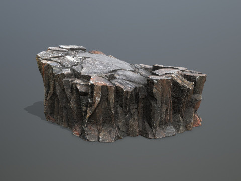 Volcanic rocks Model 3D