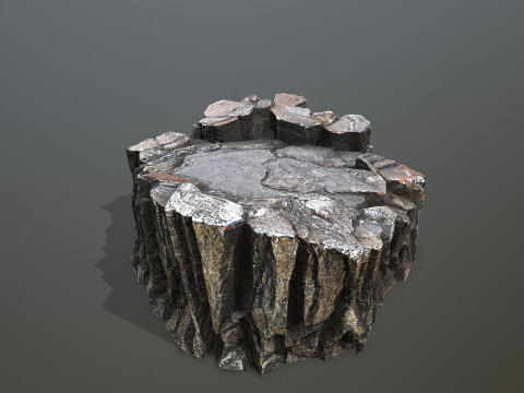 Volcanic rocks Model 3D