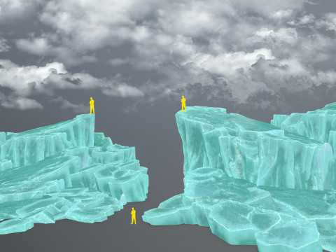 Ice rocks 3D 모델