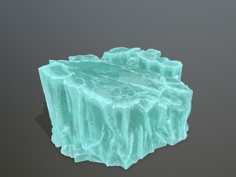 Ice rocks Modello 3D