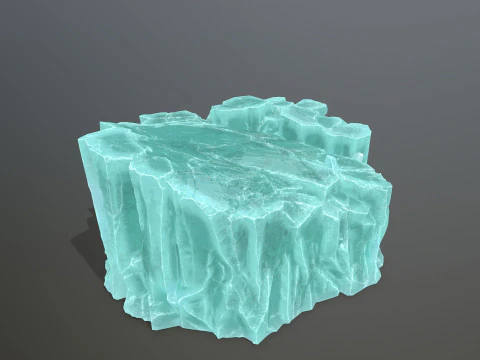 Buz kayaları 3D Model