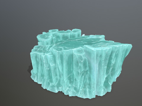 Ice rocks Modello 3D