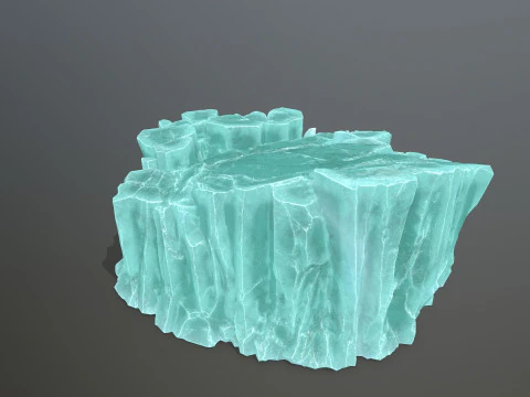 Buz kayaları 3D Model