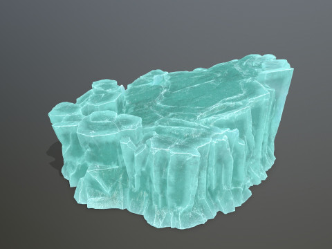 Ice rocks Modello 3D