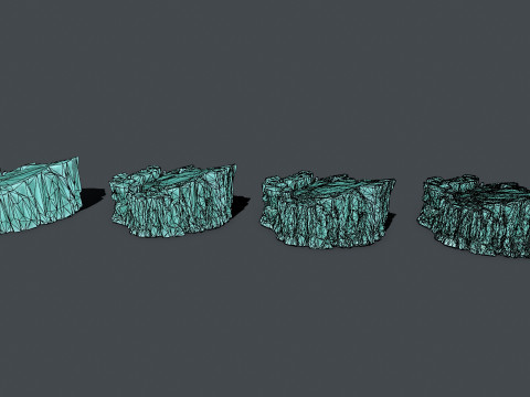Ice rocks Modello 3D
