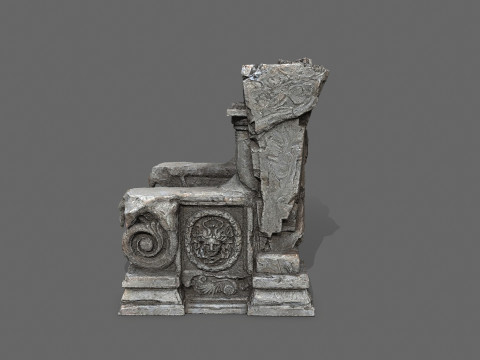 Old throne 3D Модель