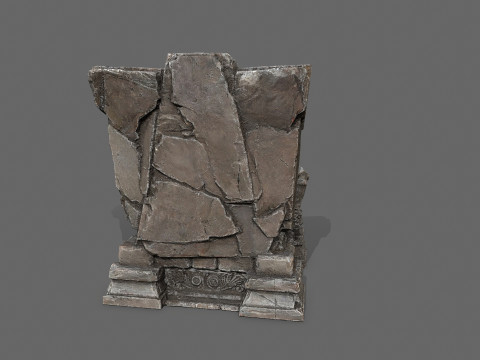 Old throne 3D Модель