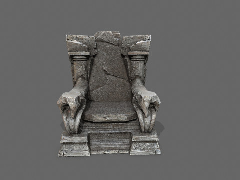 Old throne 3D Модель