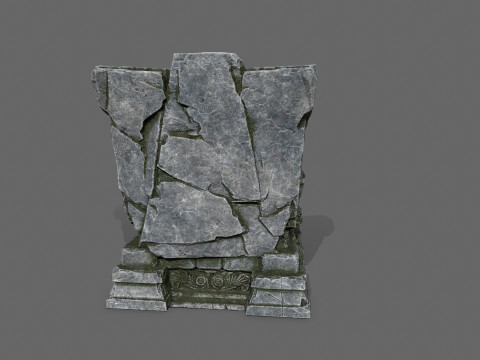 Old throne 3D Modell