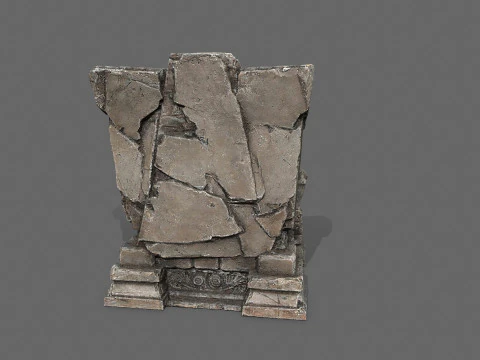 Old throne 3D Model