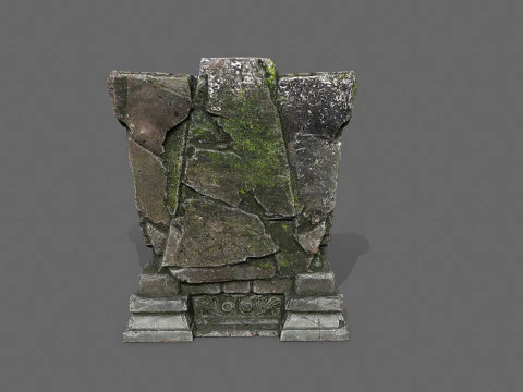 Old throne 3D Model
