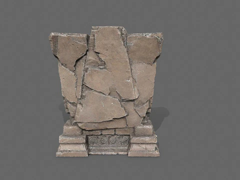 Old throne 3D Model