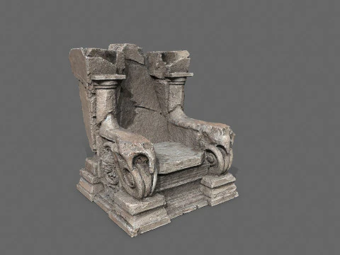 Old throne 3D Model