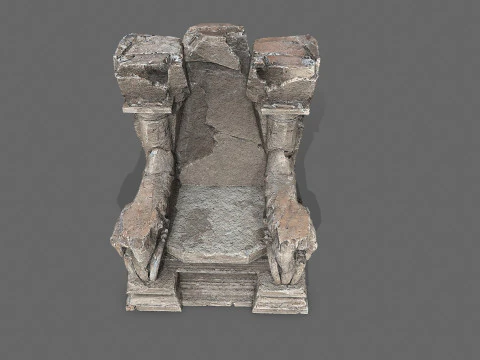 Old throne 3D Model