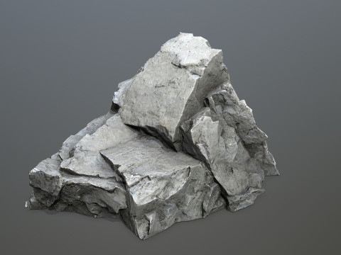 River Stones Model 3D