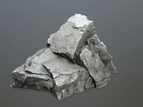 River Stones 3D Model