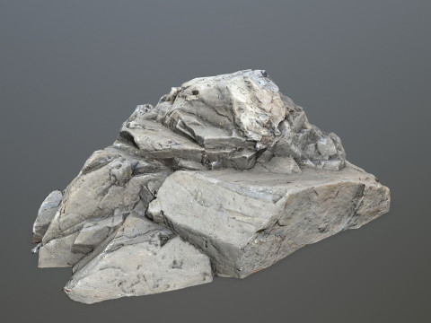 River Stones Model 3D